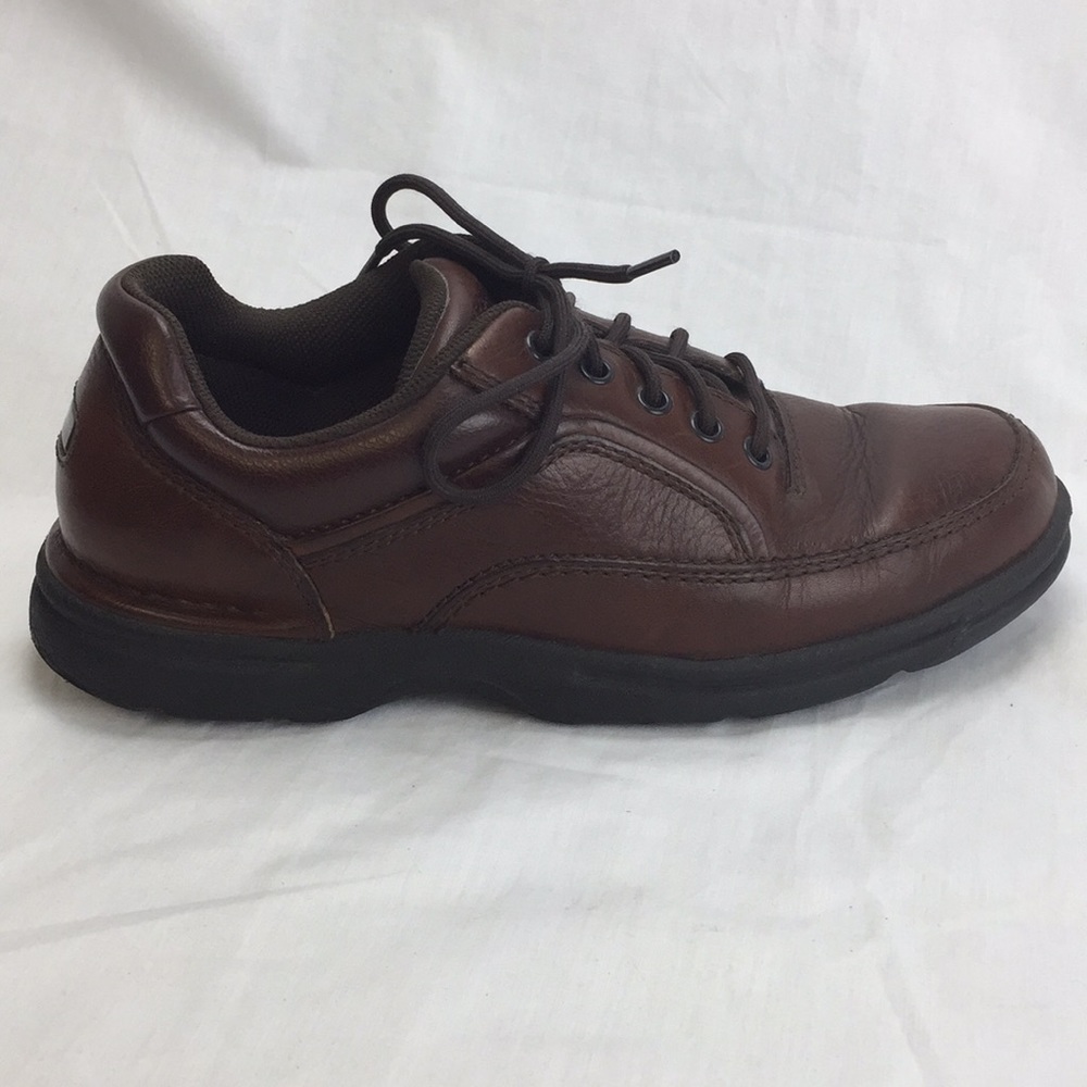Rockport Brown Leather Men’s Walking Shoes SZ 9.5